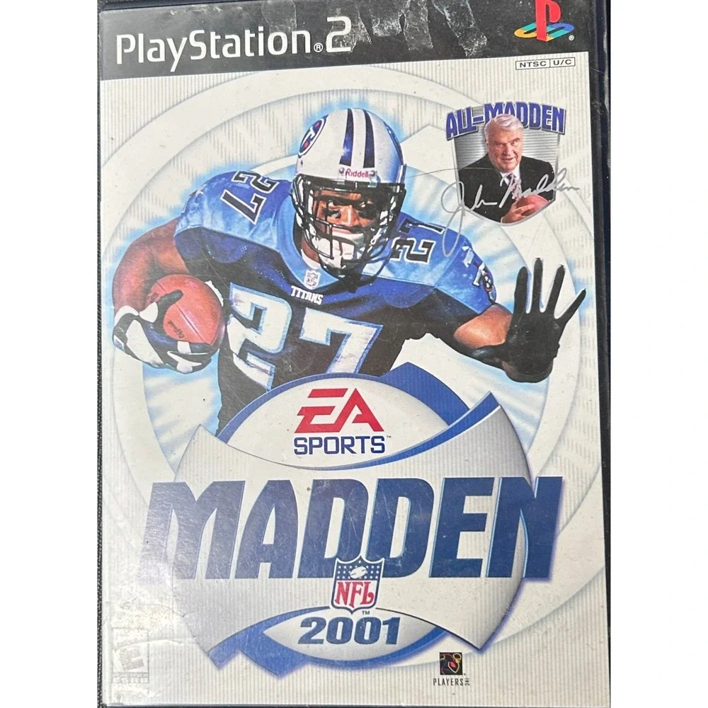 Madden NFL 2001 Sony PlayStation 2 PS2 EA Sports Football Eddie George SLUS20093